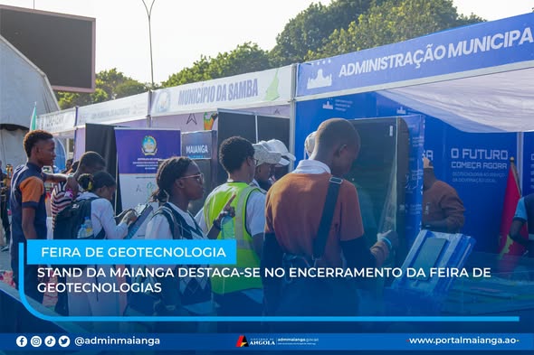 STAND DA MAIANGA DESTACA-SE NO ENCERRAMENTO DA FEIRA DE GEOTECNOLOGIAS