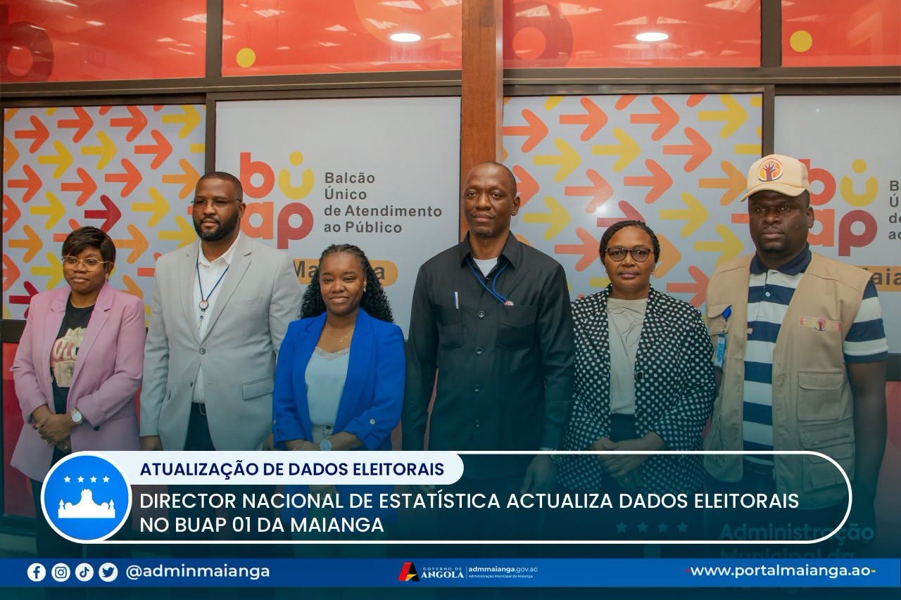 DIRECTOR NACIONAL DE ESTATÍSTICA ACTUALIZA DADOS ELEITORAIS NO BUAP 01 DA MAIANGA