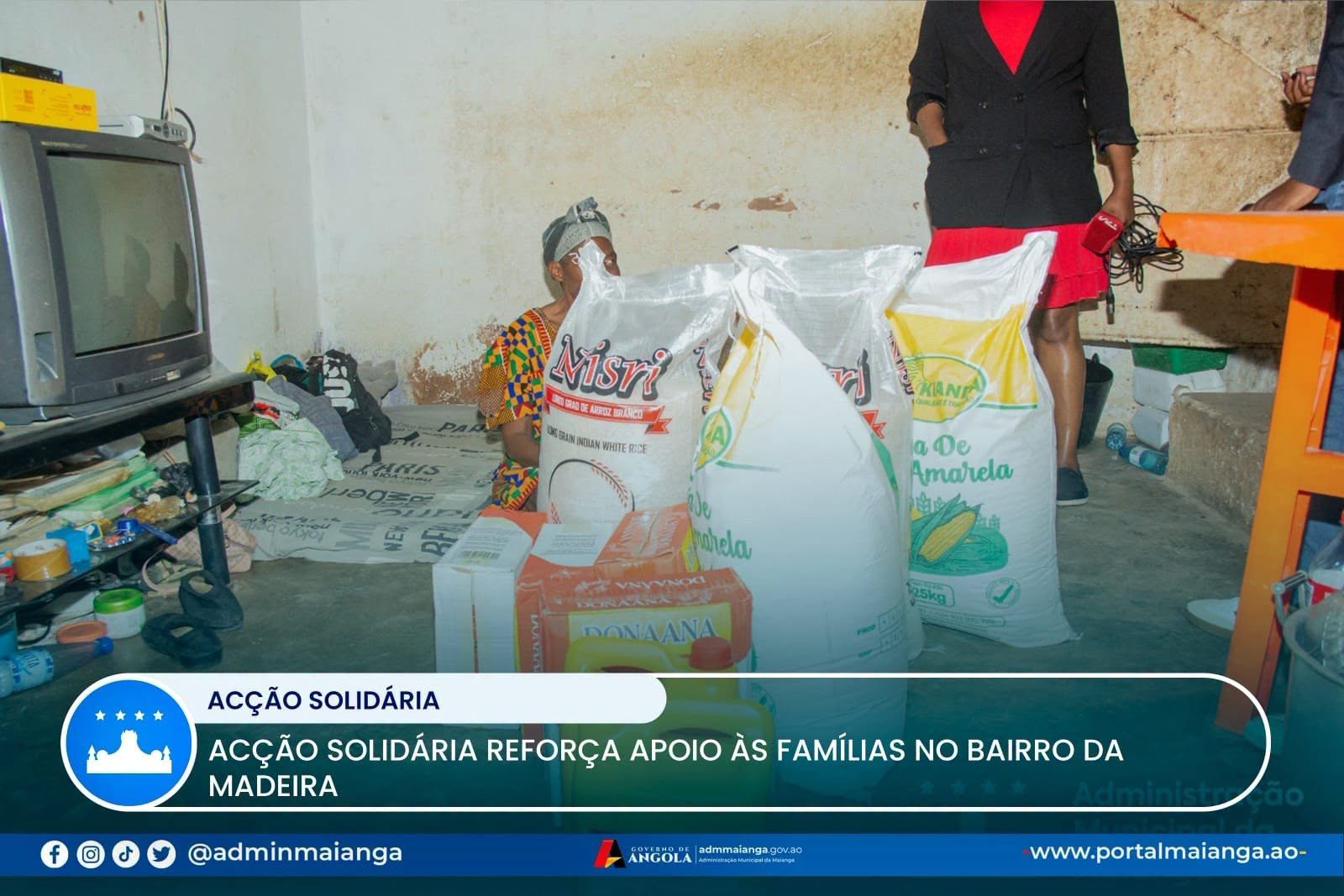 ACÇÃO SOLIDÁRIA REFORÇA APOIO ÀS FAMÍLIAS NO BAIRRO DA MADEIRA