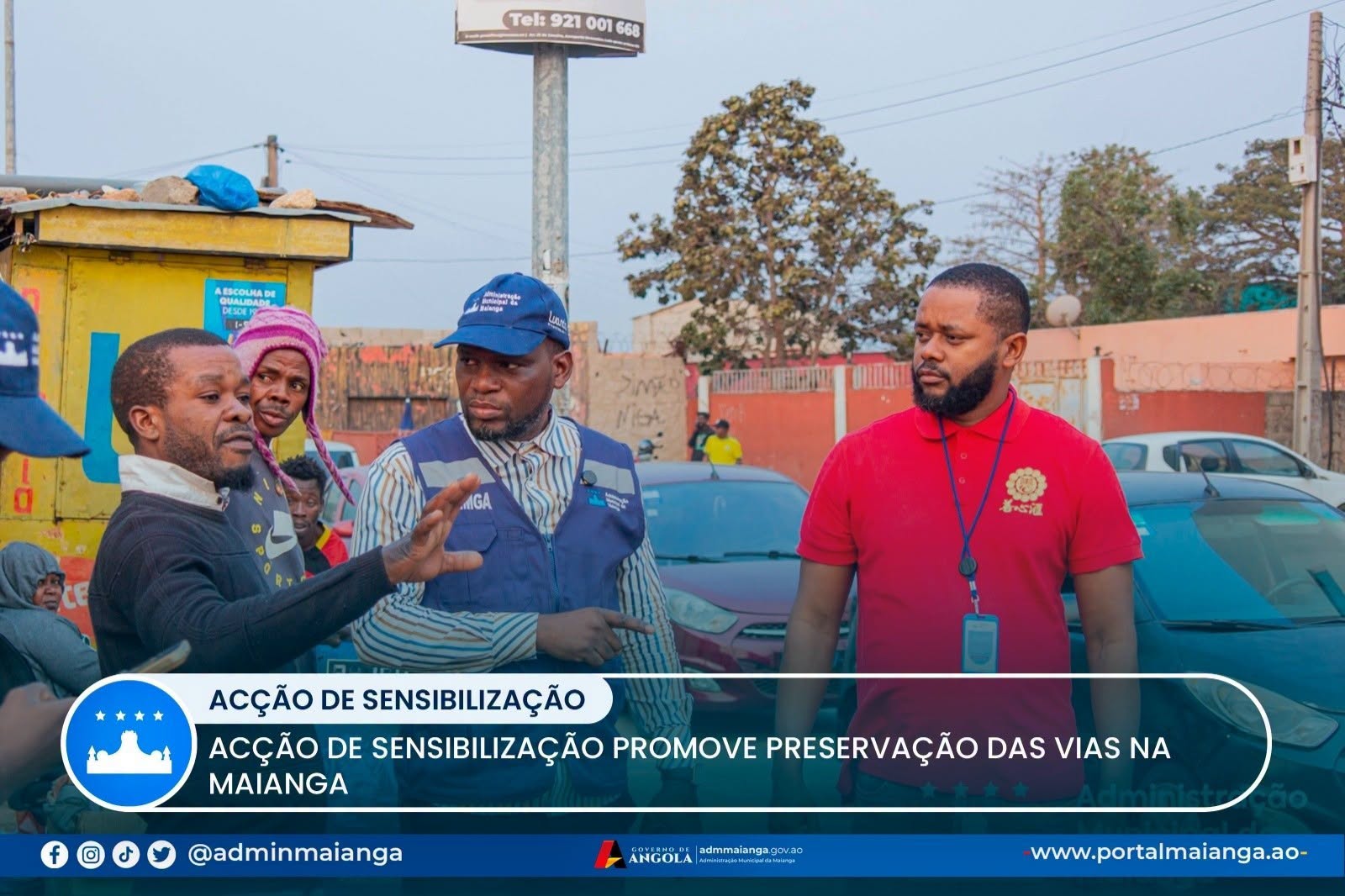 ACÇÃO DE SENSIBILIZAÇÃO PROMOVE PRESERVAÇÃO DAS VIAS NA MAIANGA