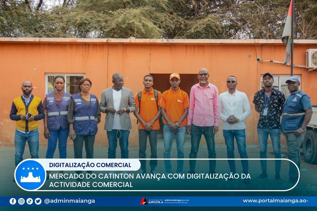 MERCADO DO CATINTON AVANÇA COM DIGITALIZAÇÃO DA ACTIVIDADE COMERCIAL