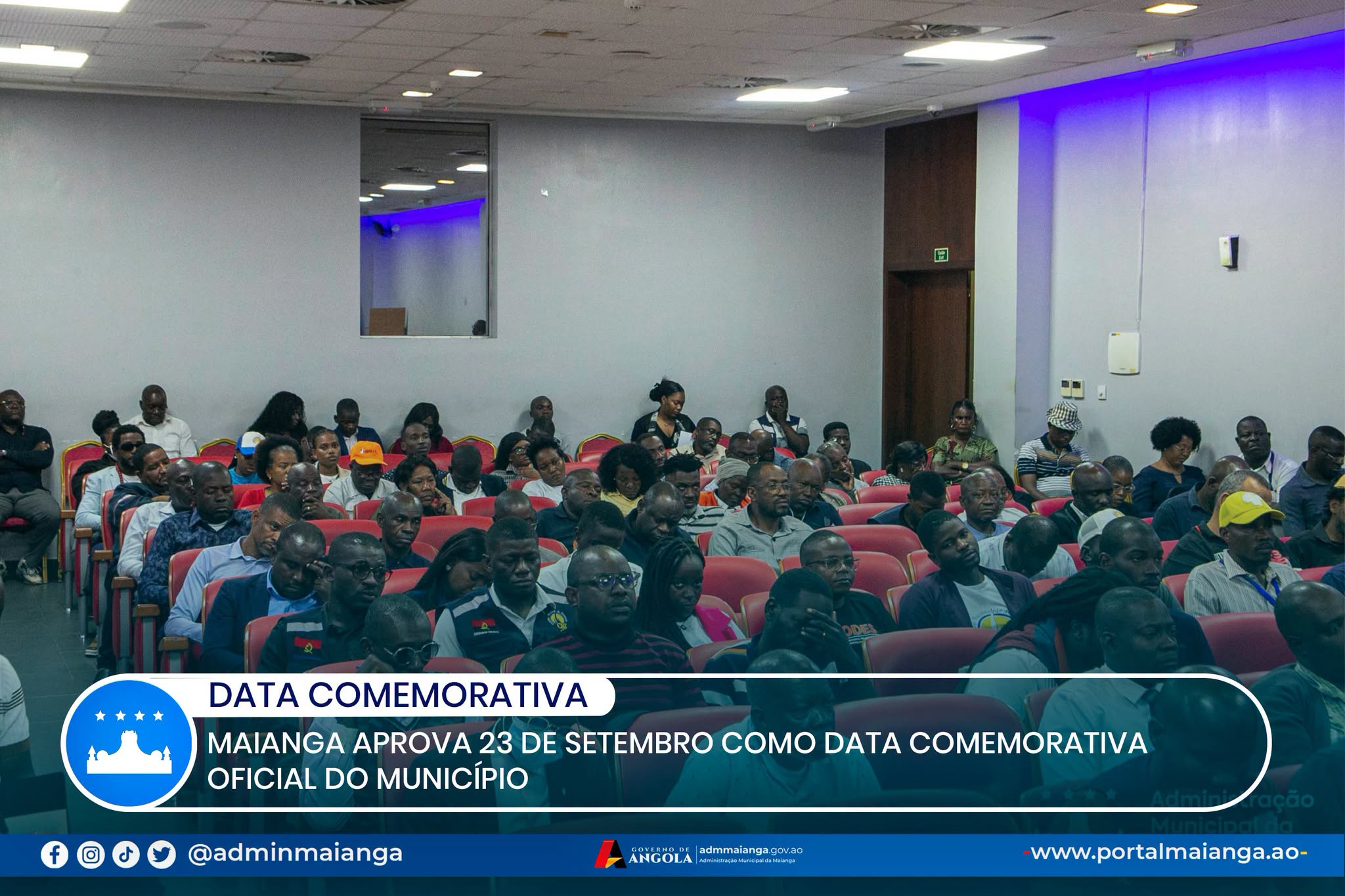 MAIANGA APROVA 23 DE SETEMBRO COMO DATA COMEMORATIVA OFICIAL DO MUNICÍPIO