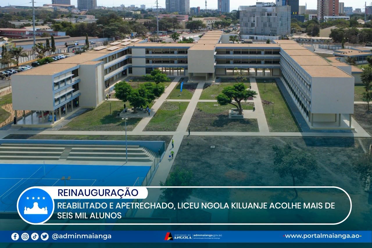 EABILITADO E APETRECHADO, LICEU NGOLA KILUANJE ACOLHE MAIS DE SEIS MIL ALUNOS
