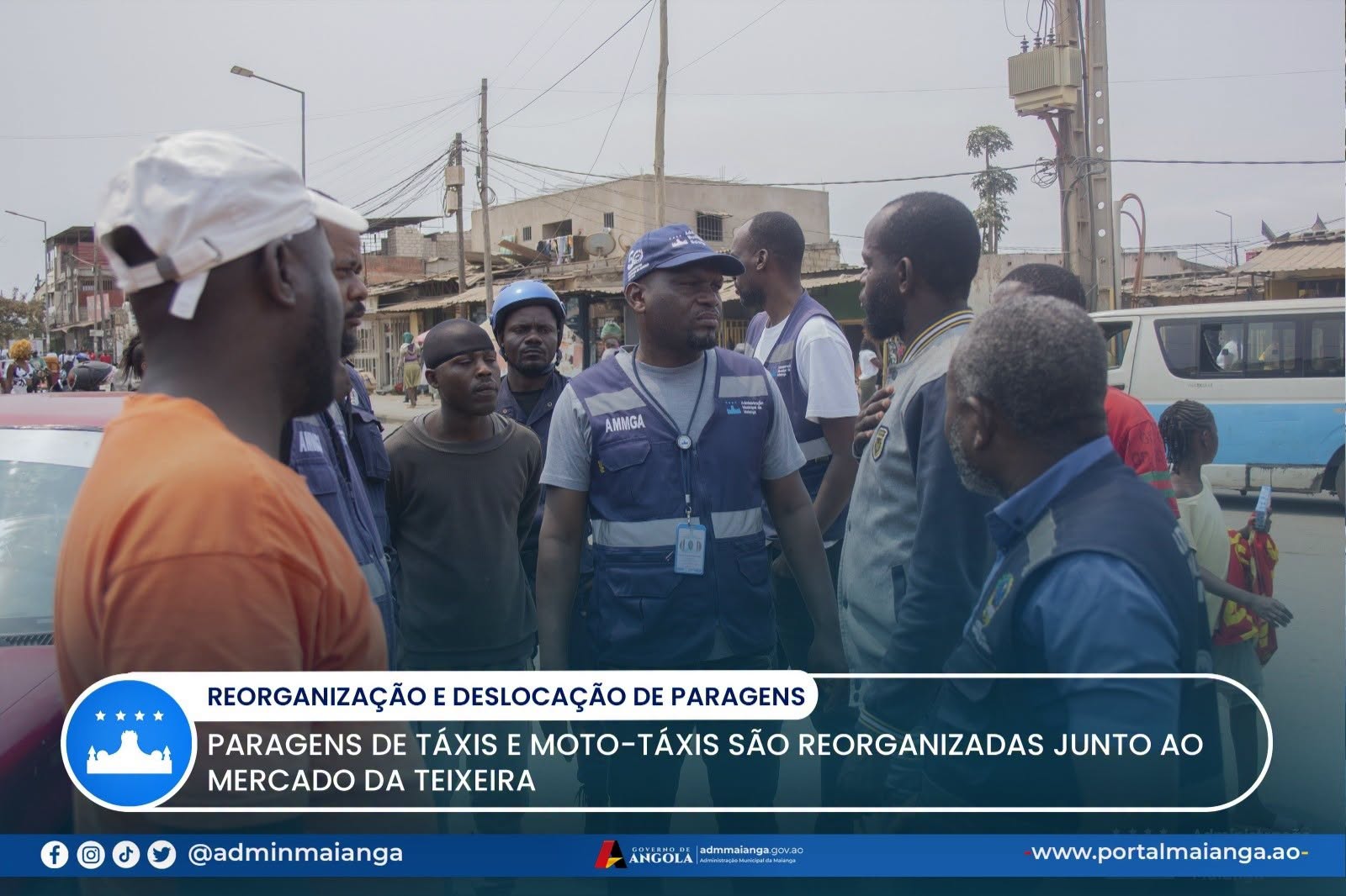PARAGENS DE TÁXIS E MOTO-TÁXIS SÃO REORGANIZADAS JUNTO AO MERCADO DA TEIXEIRA