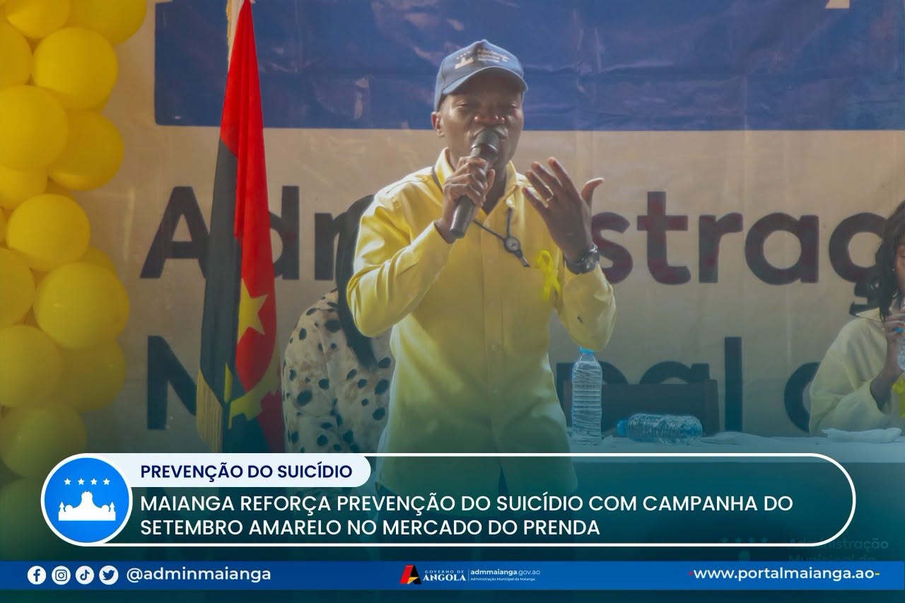 MAIANGA REFORÇA PREVENÇÃO DO SUICÍDIO COM CAMPANHA DO SETEMBRO AMARELO NO MERCADO DO PRENDA