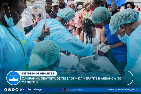 CAMPANHA GRATUITA DE TESTAGEM DA HEPATITE B ARRANCA NO CATINTON